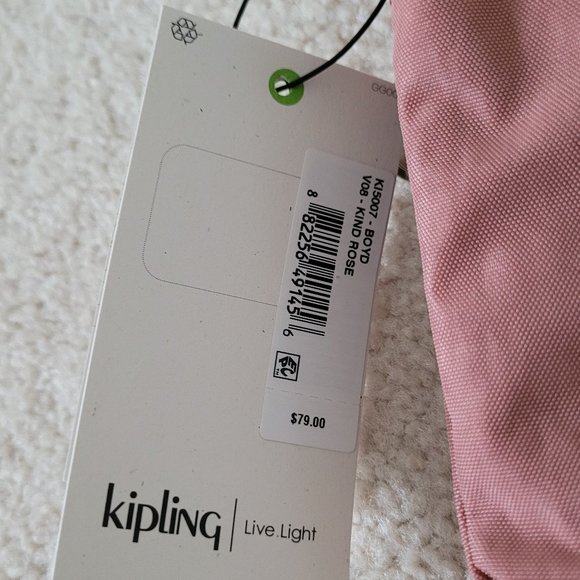Kipling Boyd Crossbody Bag Kind Rose NWT - Picture 8 of 10